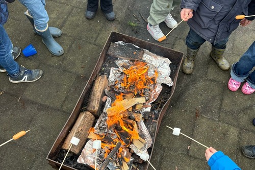 Marshmellows Roosteren met de bevers